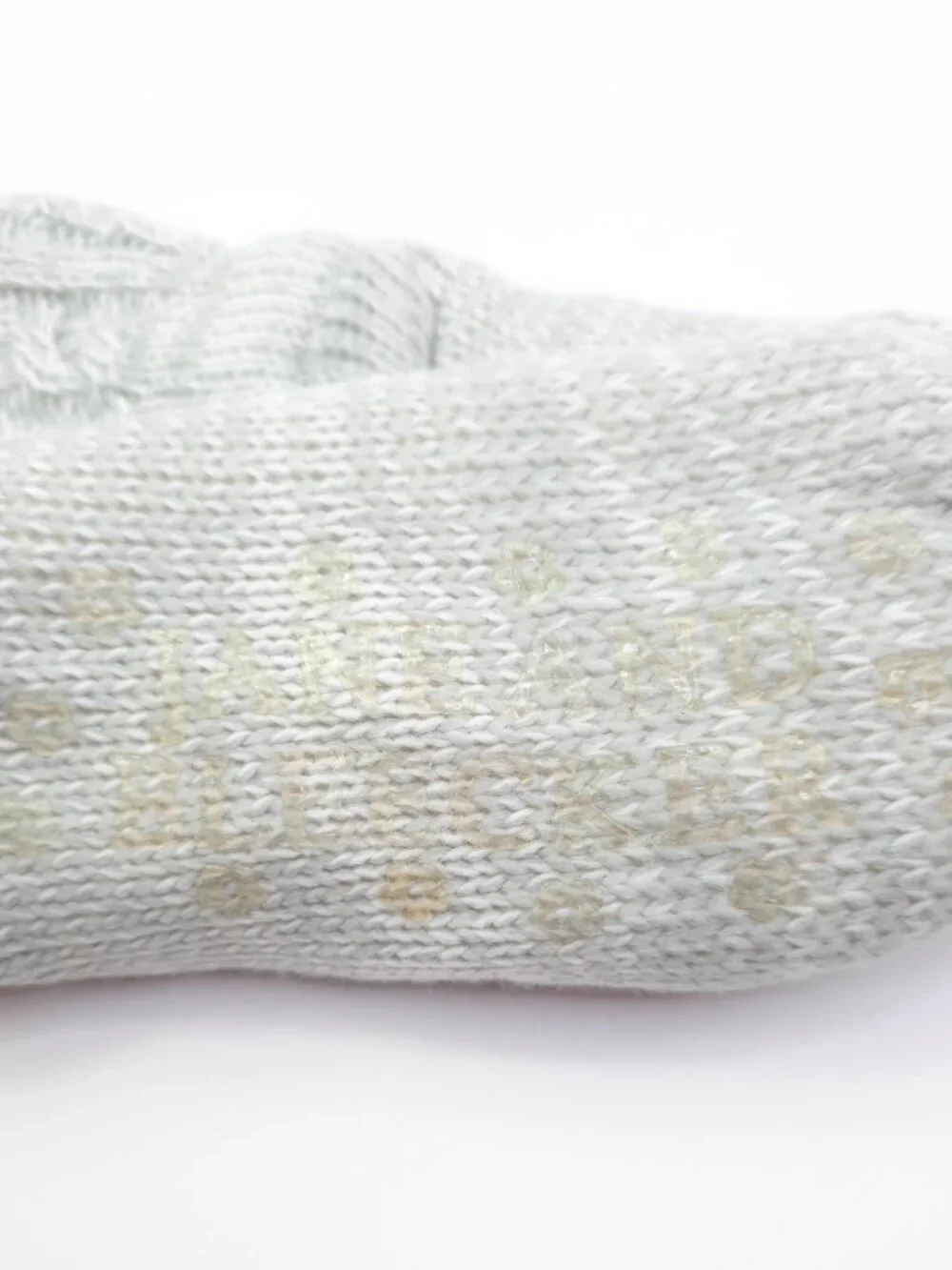 Jane And Bleecker Women's Gray Kitty Cable Knit Plushfill Lined Slipper Socks